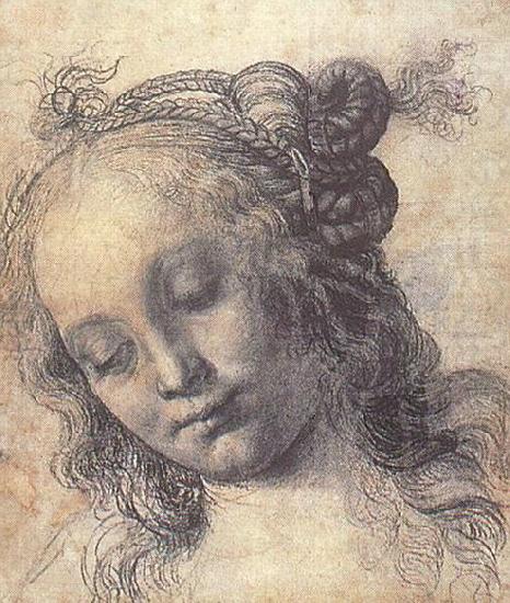 Andrea del Verrocchio Head of a Girl china oil painting image